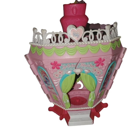 2008 My Little Pony La-ti-Da hair & spa building - Picture 1 of 4